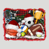 Christmas Sports Background Zipper Hoodie | Teevron