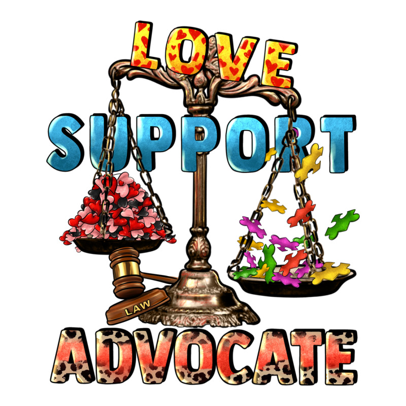 Love Support Advocate Premium Tee by CowGirlArtShop | Teevron