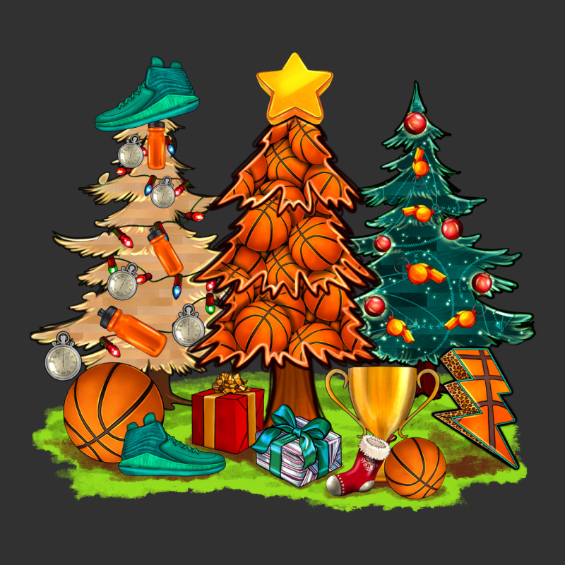 Christmas Basketball Trees Bbs Urban Heavy Tee by BundleAndBundleShop | Teevron