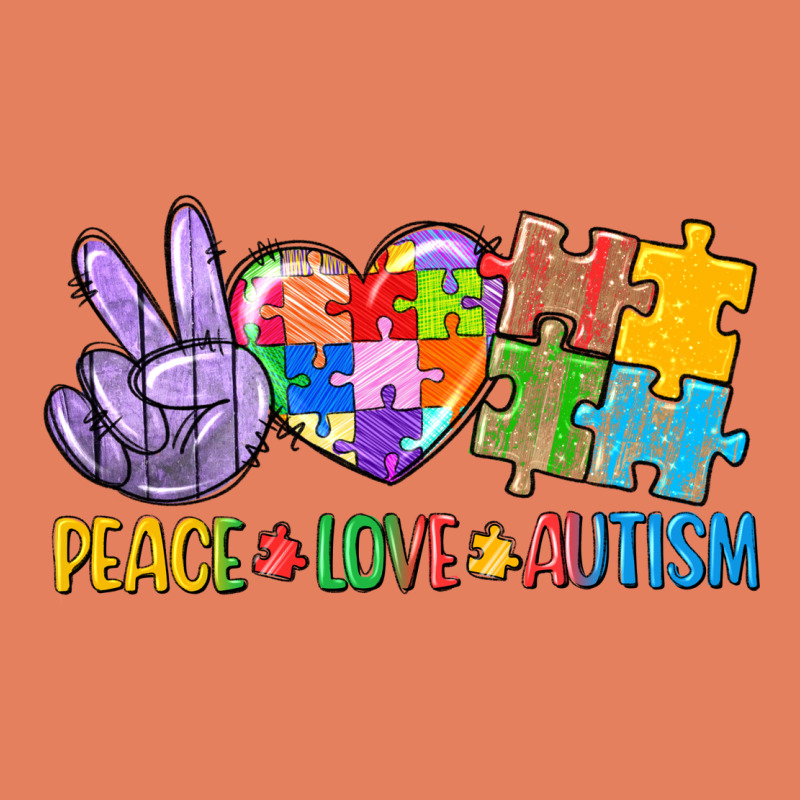 Peace Love Autism Classic Tee by CowGirlArtShop | Teevron