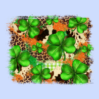 St.patricks Plaid  Green Glitter Cowhide  Leopard Urban Heavy Tee | Teevron