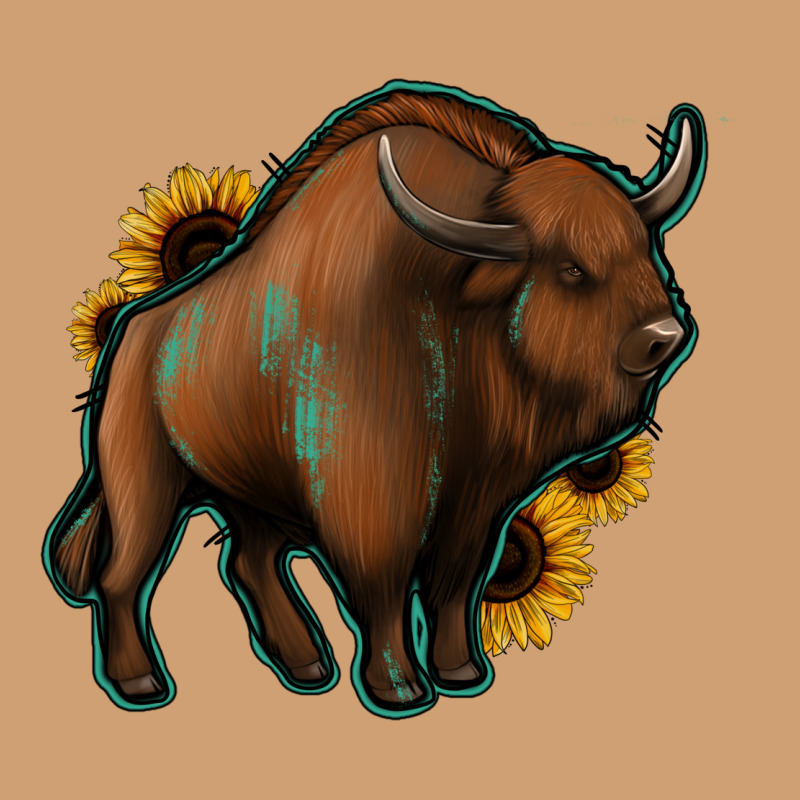 Western  Bison Vintage Tee by Jasminsmagicworld | Teevron