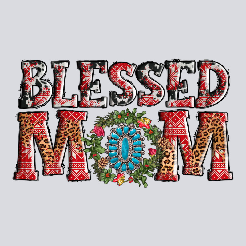 Blessed Mom Christmas Zipper Hoodie by AdoDesignShop | Teevron