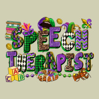 Speech Therapist Mardi Gras Cowgirl Heavy Core Tee | Teevron