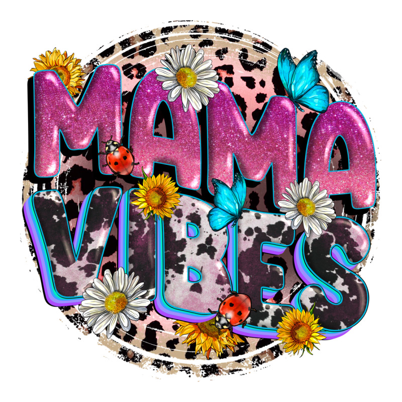 Mama Vibes Mother's Day Premium Tee by CowGirlArtShop | Teevron