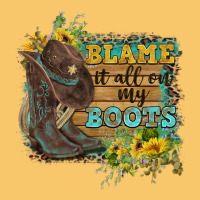 Blame It All On My Boots Vintage Hoodie | Teevron