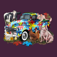 Autism Truck With Farm Animals Premium Tee | Teevron