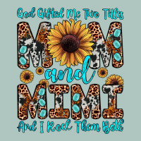 God Gifted Me Two Titles Mom And Mimi  And I Rock Them Both Premium Sweatshirt | Teevron