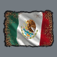 Mexico Flag Black Glitter Leopard Heavyweight Sweatshirt | Teevron