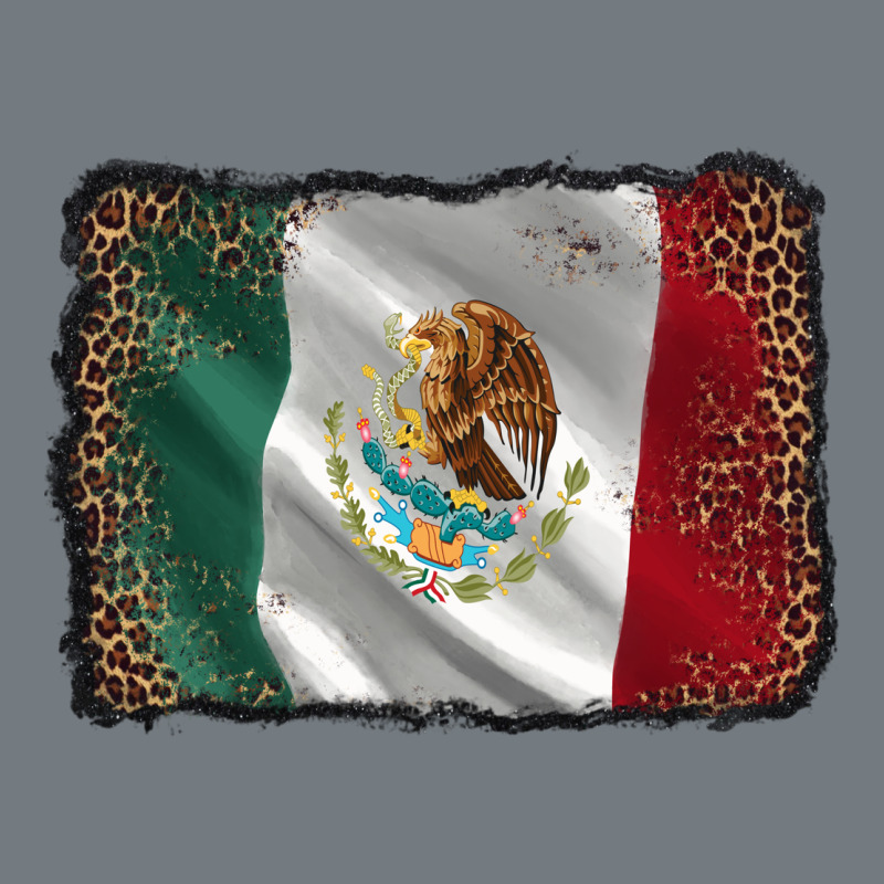 Mexico Flag Black Glitter Leopard Heavyweight Sweatshirt by AdoDesignShop | Teevron
