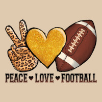 Peace Love Football Heavyweight Sweatshirt | Teevron