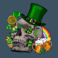 St Patrick's Day Boho Skull Urban Heavy Tee | Teevron