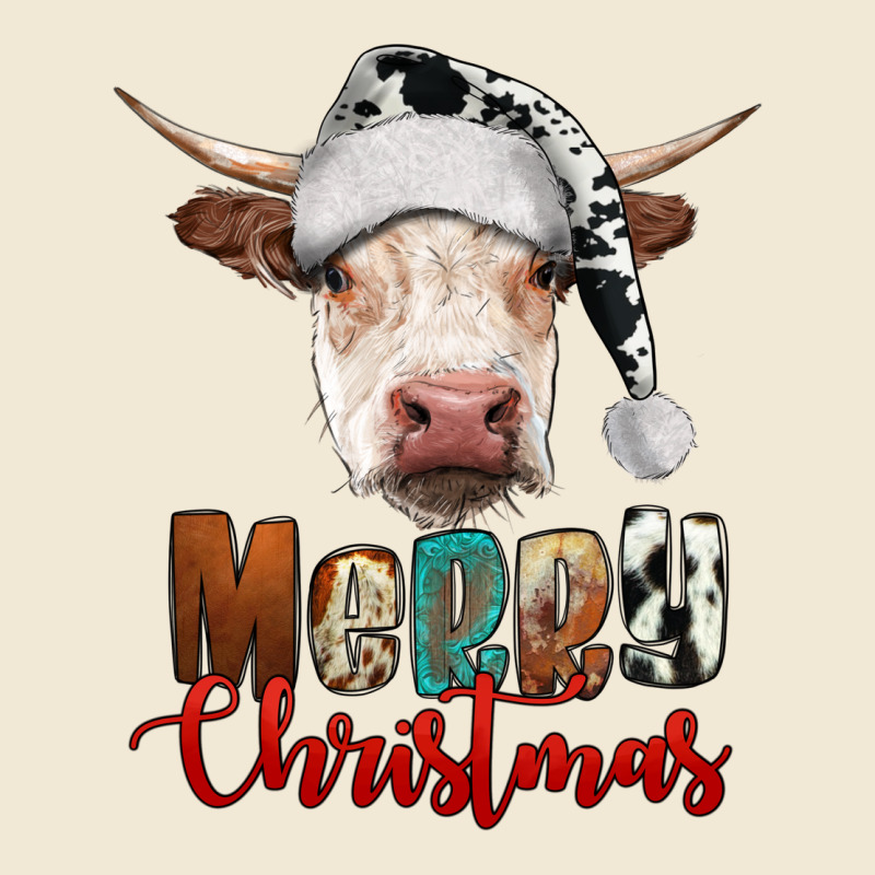 Merry Christmas Hereford Cow Premium Tee by RanaPortraitStore | Teevron