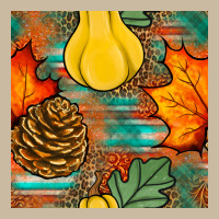 Fall Pumpkins Seamless Pattern Long Sleeve Tee | Teevron