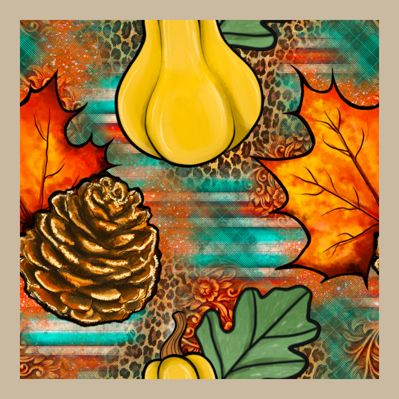 Fall Pumpkins Seamless Pattern Long Sleeve Tee by BundleAndBundleShop | Teevron
