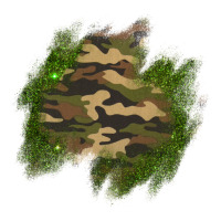 camouflage glitter patch | Teevron