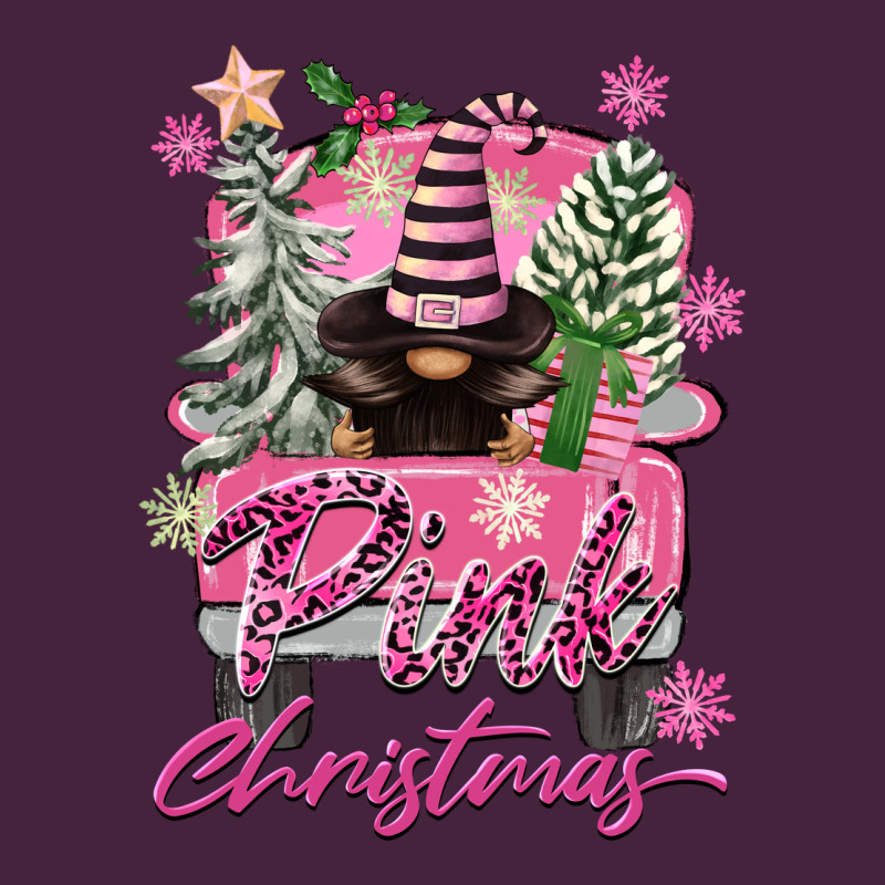 Pink Christmas Truck Gnome Long Sleeve Tee by FaDigitalArtStudio | Teevron