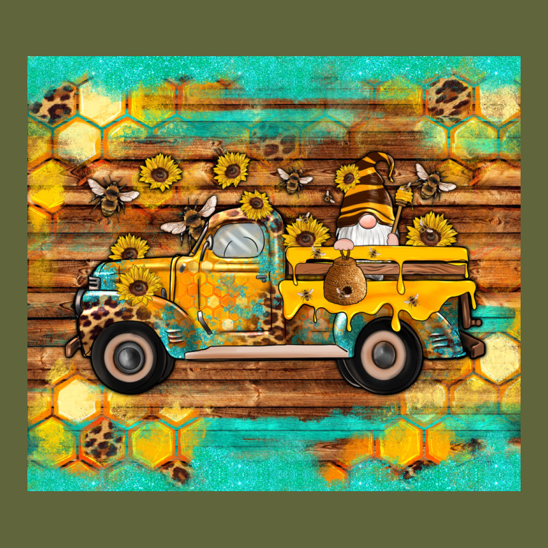 Western Bee Gnomes Truck Honeycomb  Leopard Turquoise Wooden Serape Classic Tee by Artiststas | Teevron