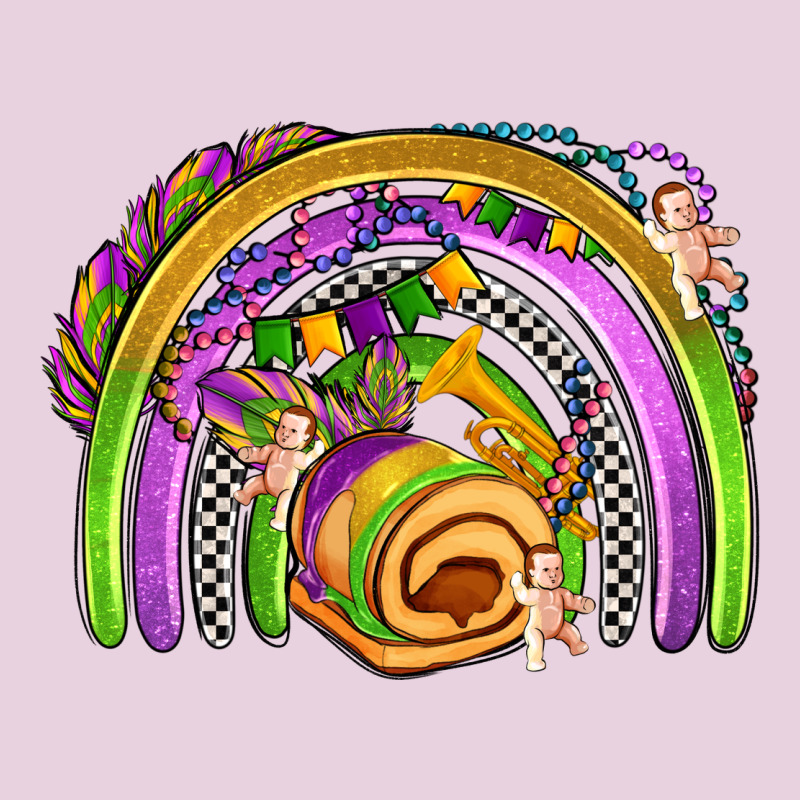 Mardi Gras Rainbow Ladies Tee by OliviaCreatesArt | Teevron