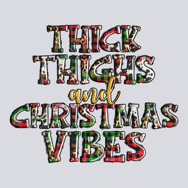 Thick Thighs And Christmas Vibes Zipper Hoodie by AdoDesignShop | Teevron