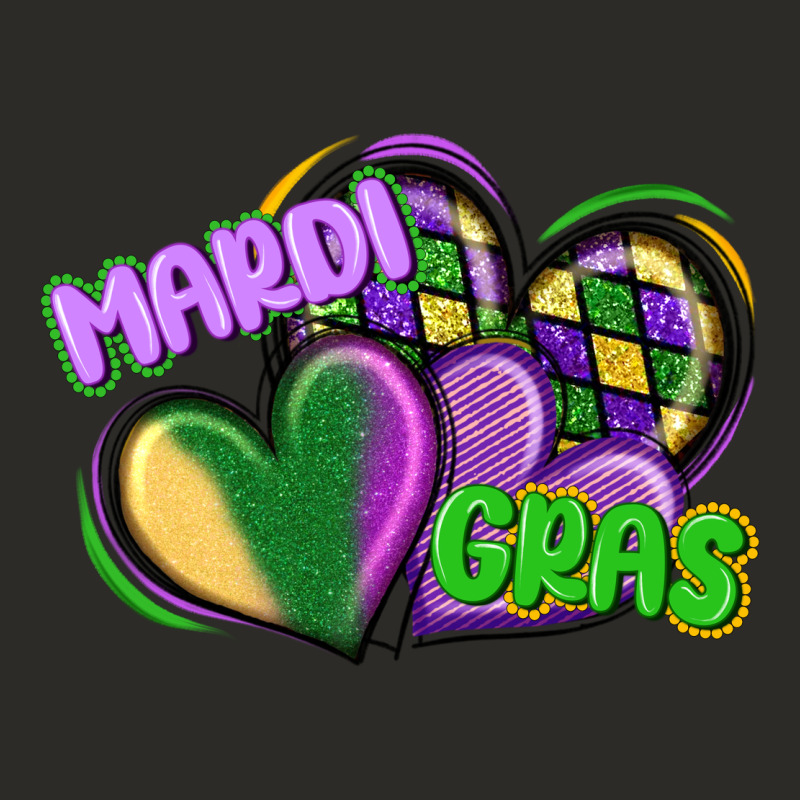 Mardi Gras Heart Heavy Core Tee by CowGirlArtShop | Teevron