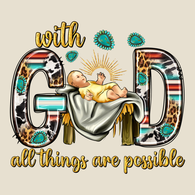 With God All Things Are Possible With Baby Jesus Bbs Urban Heavy Tee by BundleAndBundleShop | Teevron