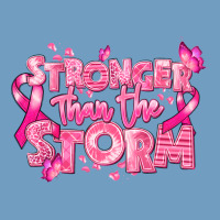 Stronger Than The Storm Breast Cancer Urban Heavy Tee | Teevron