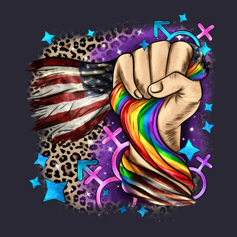 Lgbtq+ And American Flag Vintage Tee by FaDigitalArtStudio | Teevron