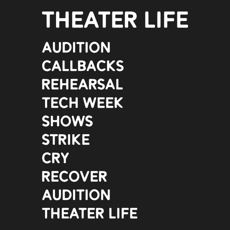 Theater Life Funny Heavyweight Hoodie by DesigneFamous | Teevron