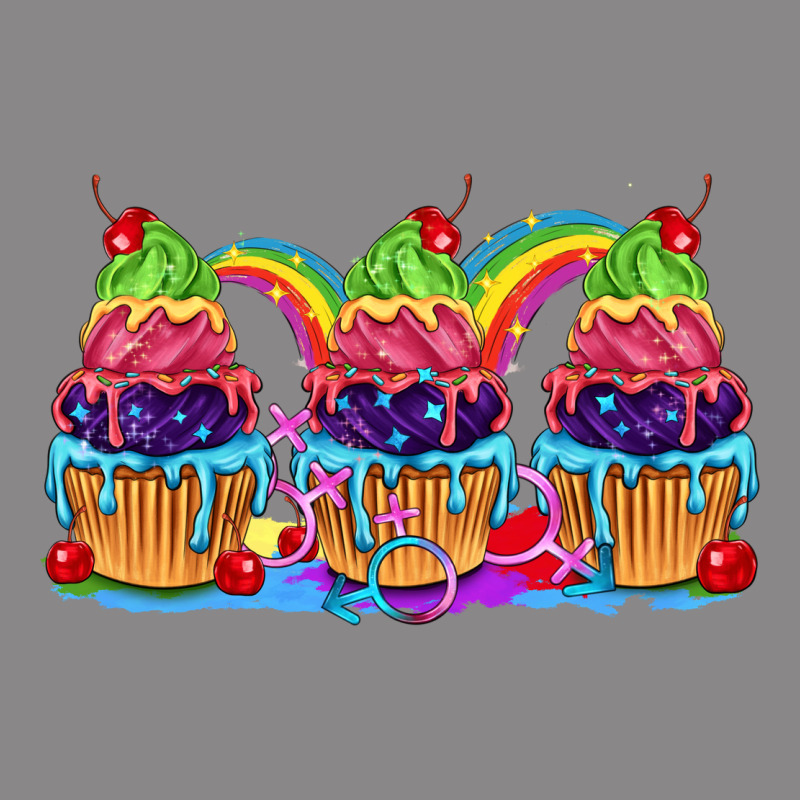 Pride Cupcake Vintage Tee by FaDigitalArtStudio | Teevron