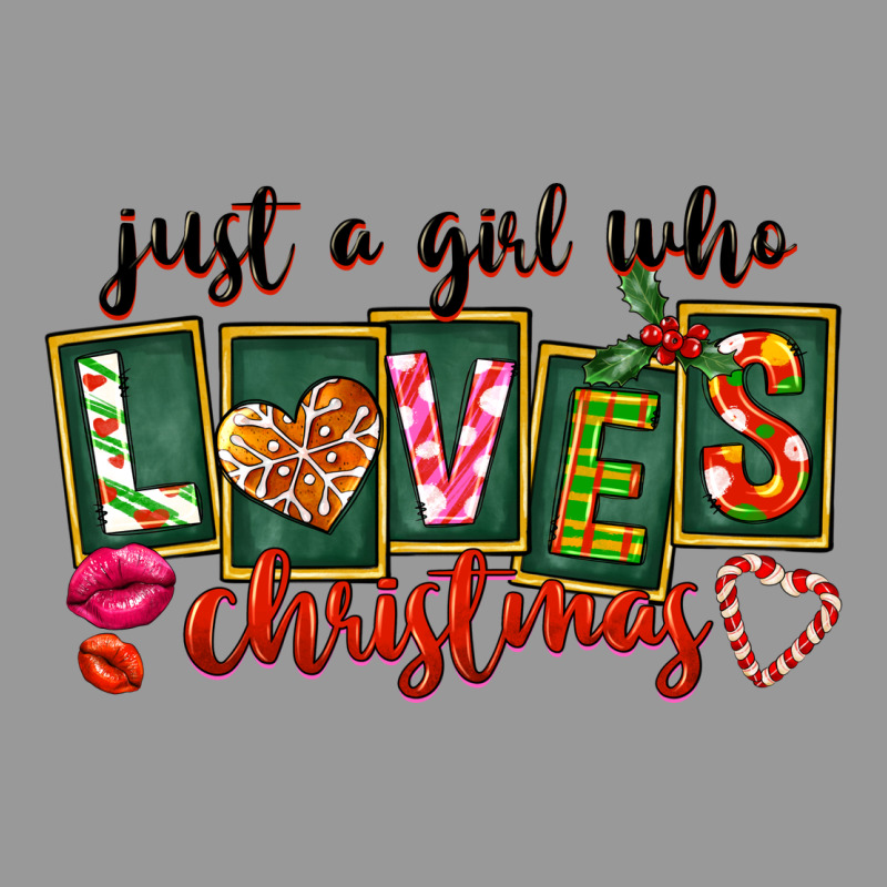 Just A Girl Who Loves Christmas Vintage Hoodie by FaDigitalArtStudio | Teevron