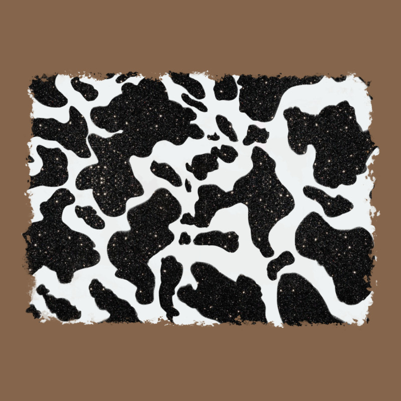 Distressed Black Glitter Cowhide Pattern Premium Tee by RanaPortraitStore | Teevron