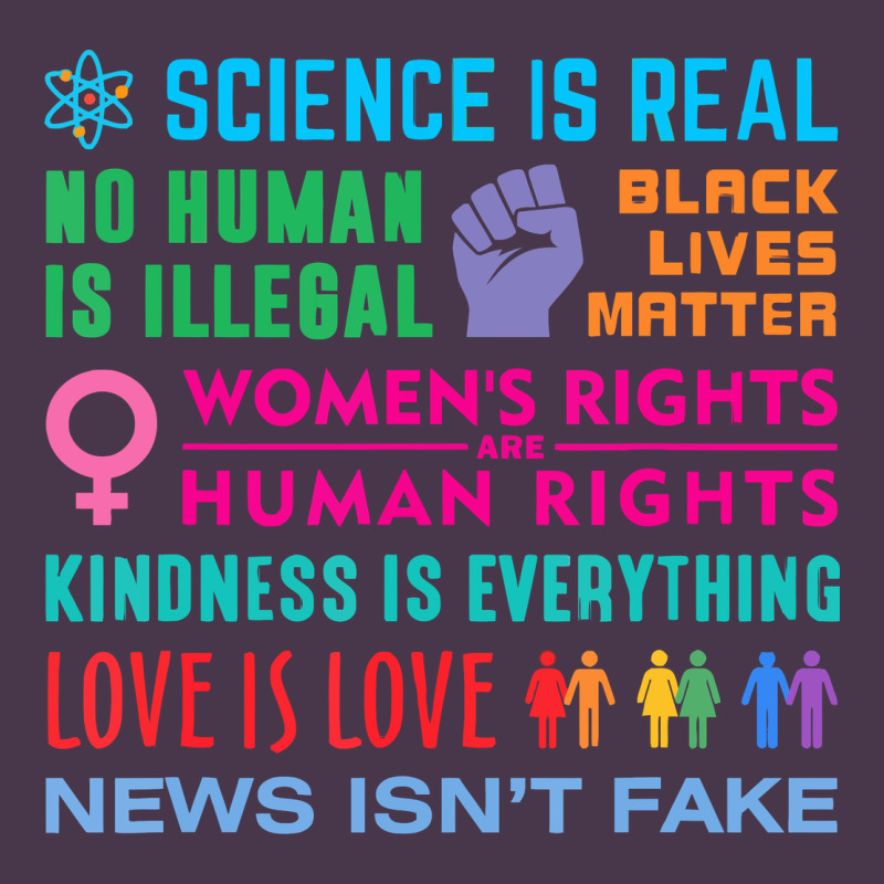 Science Is Real , Black Lives Matter , Love Is Love , Equality , Kindn Heavyweight Hoodie by linhVisuals | Teevron