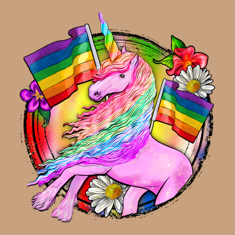 Pride Unicorn Vintage Tee by FaDigitalArtStudio | Teevron