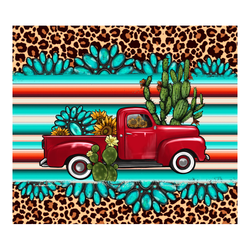 Truck Gemstone Leopard Zipper Hoodie by AdoDesignShop | Teevron