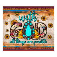 With God All Things Are Possible Matthew 19 26 Heavyweight Hoodie | Teevron