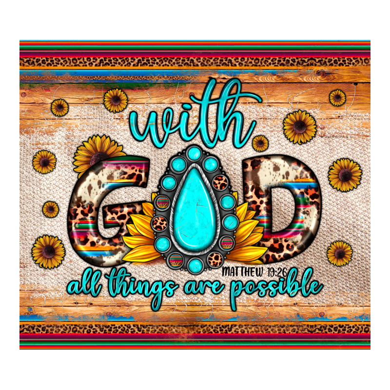 With God All Things Are Possible Matthew 19 26 Heavyweight Hoodie by JahusDesignShop | Teevron