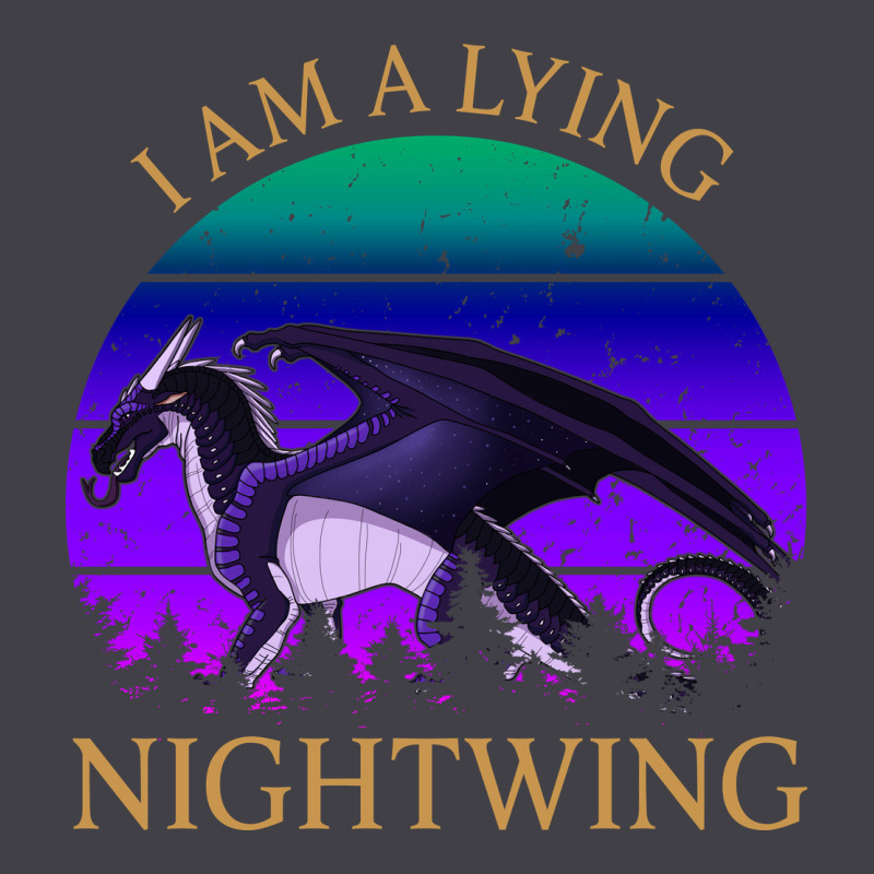Wings Of Fire I Am A Lying Nightwing Vintage Heavyweight Hoodie by linhVisuals | Teevron