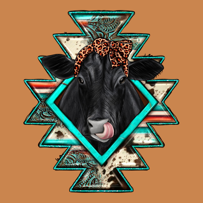 Black Angus Cowhide Aztec Heavyweight Hoodie by JahusDesignShop | Teevron