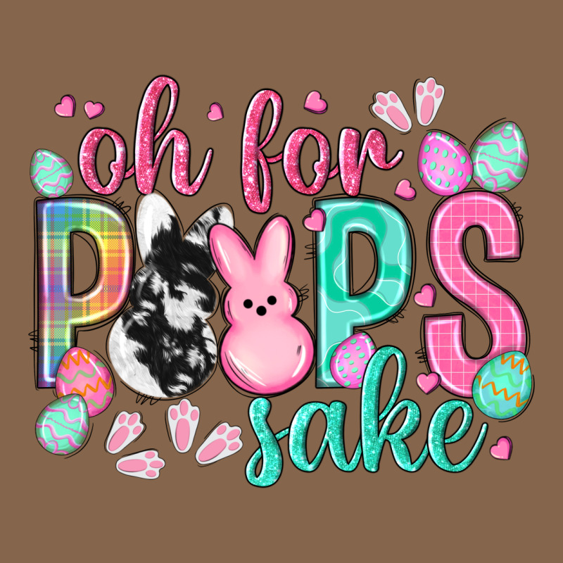 Oh For Peeps Sake Cowhide Easter Day Premium Tee by HowdyJamesFarm | Teevron