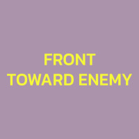 Front Toward Enemy Heavyweight Hoodie | Teevron