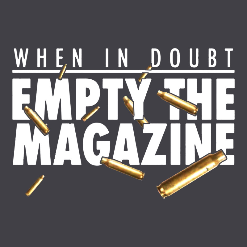 When In Doubt Empty The Magazine Heavyweight Hoodie by linhVisuals | Teevron