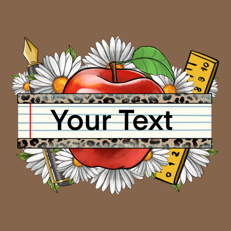 Floral Teacher Custom Name Premium Tee by CowGirlArtShop | Teevron