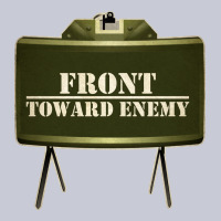 Front Toward Enemy Distressed Claymore Mine Military Heavyweight Hoodie | Teevron