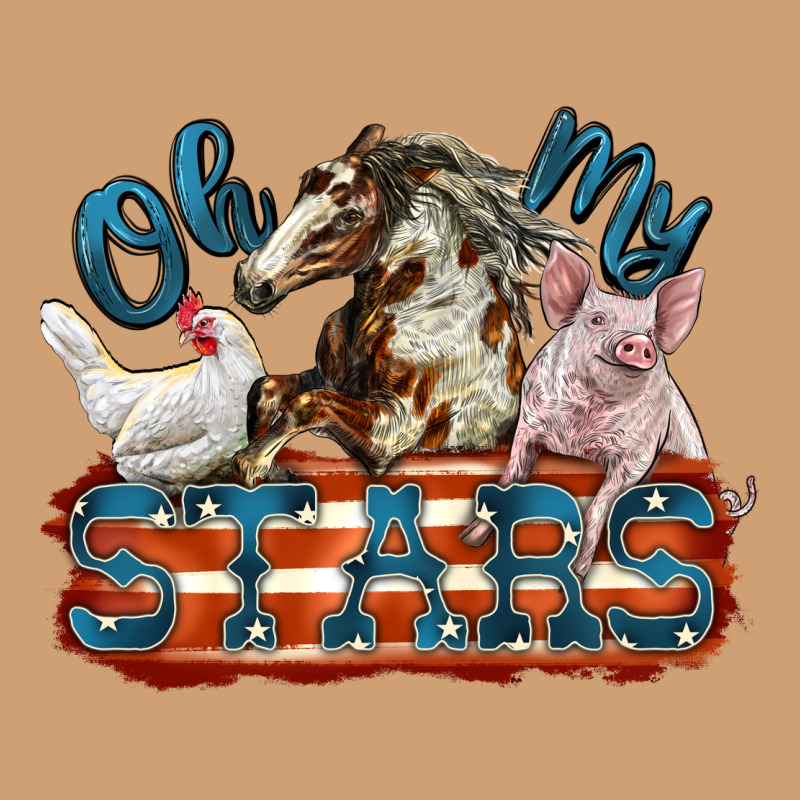 Oh My Stars Farm Animals Vintage Tee by FaDigitalArtStudio | Teevron