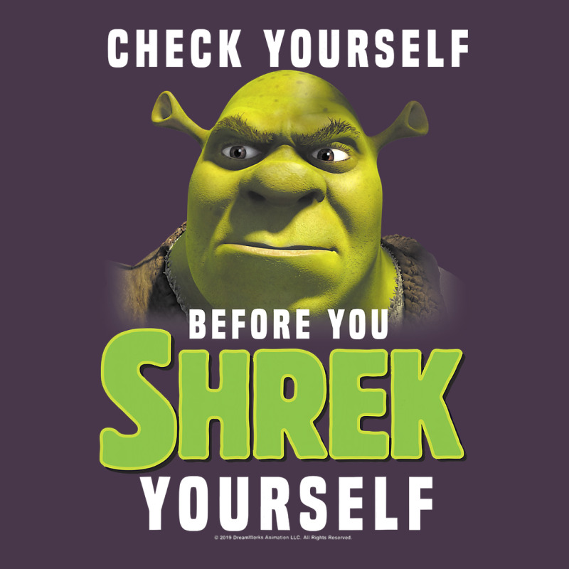 Sh.rek Check Yourself Before You Sh.rek Yourself T Shirt Heavyweight Hoodie by linhVisuals | Teevron