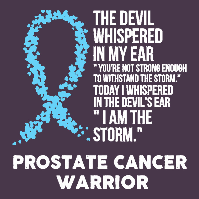 Prostate Cancer T  Shirt The Devil  Prostate Cancer Awareness Support Heavyweight Hoodie by linhVisuals | Teevron