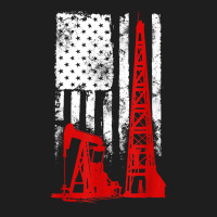 Oilfield Shirt   Us Flag Oil Rig Shirt Heavyweight Hoodie | Teevron