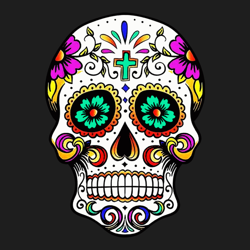 Sugar Skull Heavyweight Hoodie by linhVisuals | Teevron