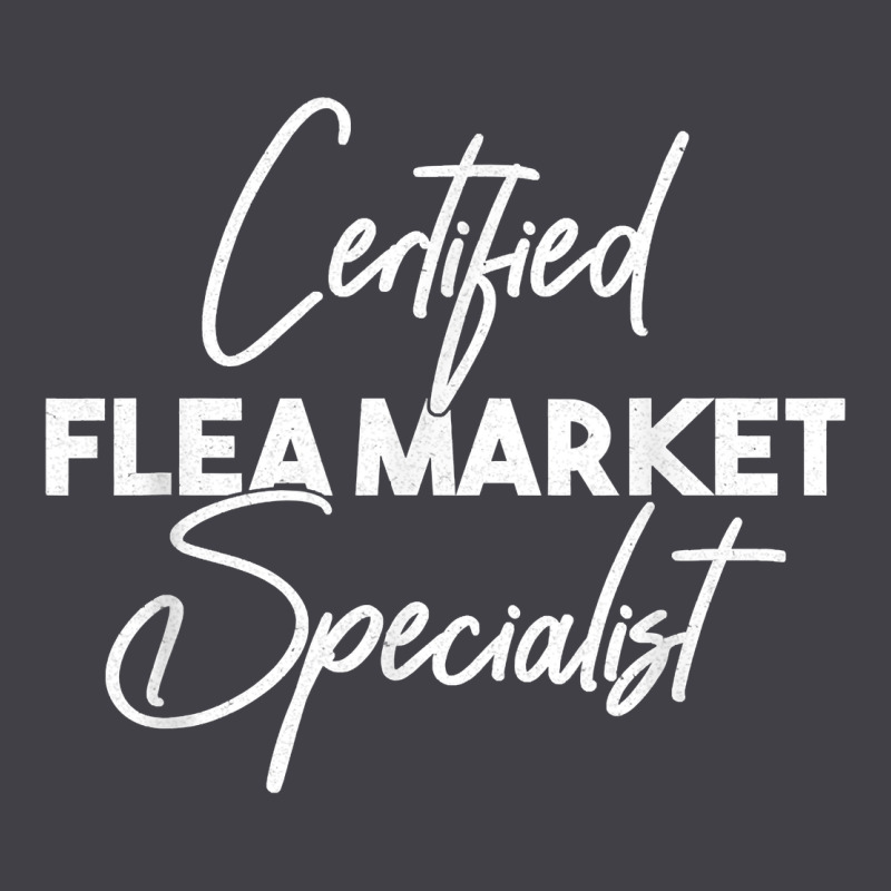 Certified Flea Market Specialist T Shirt Heavyweight Hoodie by linhVisuals | Teevron